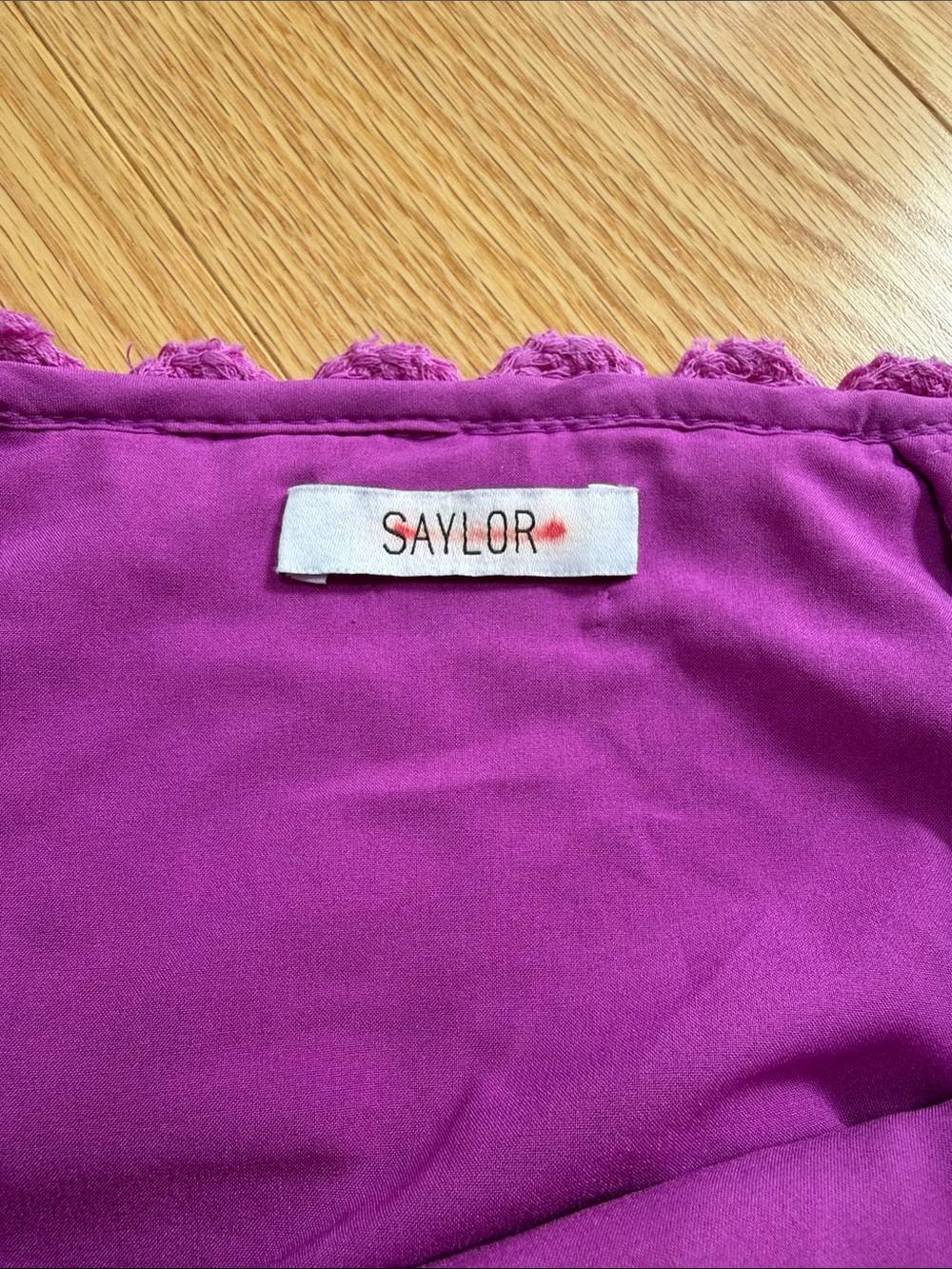 Elie pink crochet cactus fringe skirt by sailor . - Picture 8 of 11